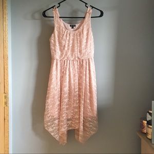 Pink Lace Dress
